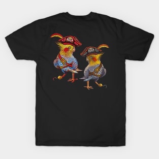 Parrot cockatiel bird pirate cockatiel lover T-Shirt